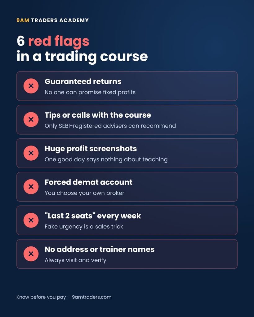 trading course red flags